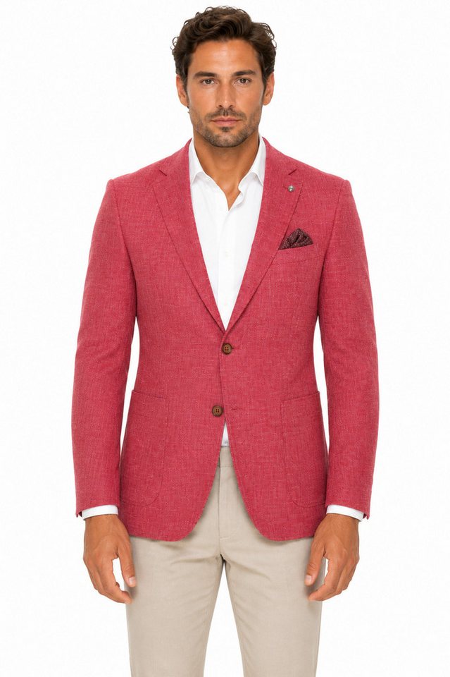 Guild Clothing Sakko Herren Sommer Amalfi Sakko - Slim Fit Leichtes Leinensakko, Halbgefüttert, Atmungsaktiv, Elegantes Freizeit