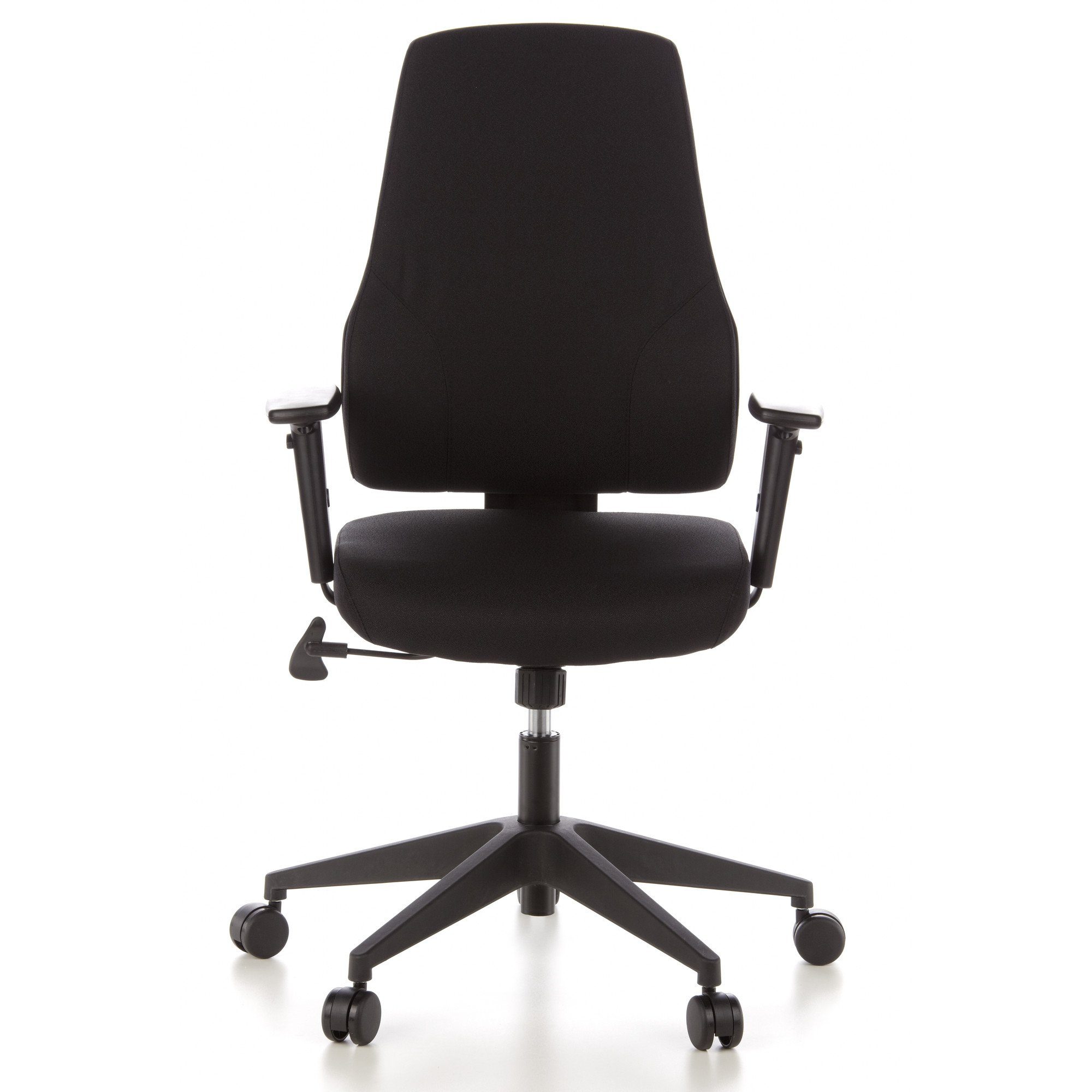 hjh OFFICE Drehstuhl Profi Bürostuhl PRO-TEC 100 Stoff (1 St), Schreibtischstuhl ergonomisch Schwarz