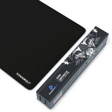 Titanwolf Gaming Mauspad, 900 x 400mm XXL Mousepad - verbessert Präzision & Geschwindigkeit