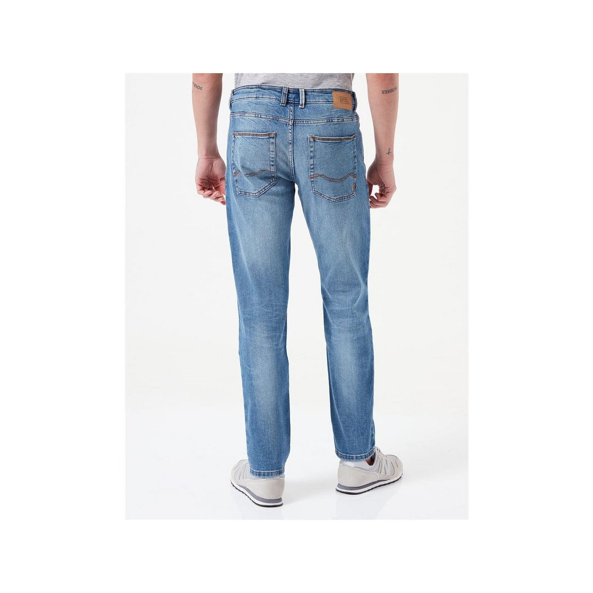 Worldwide 5-Pocket-Jeans (1-tlg) ocean Bültel