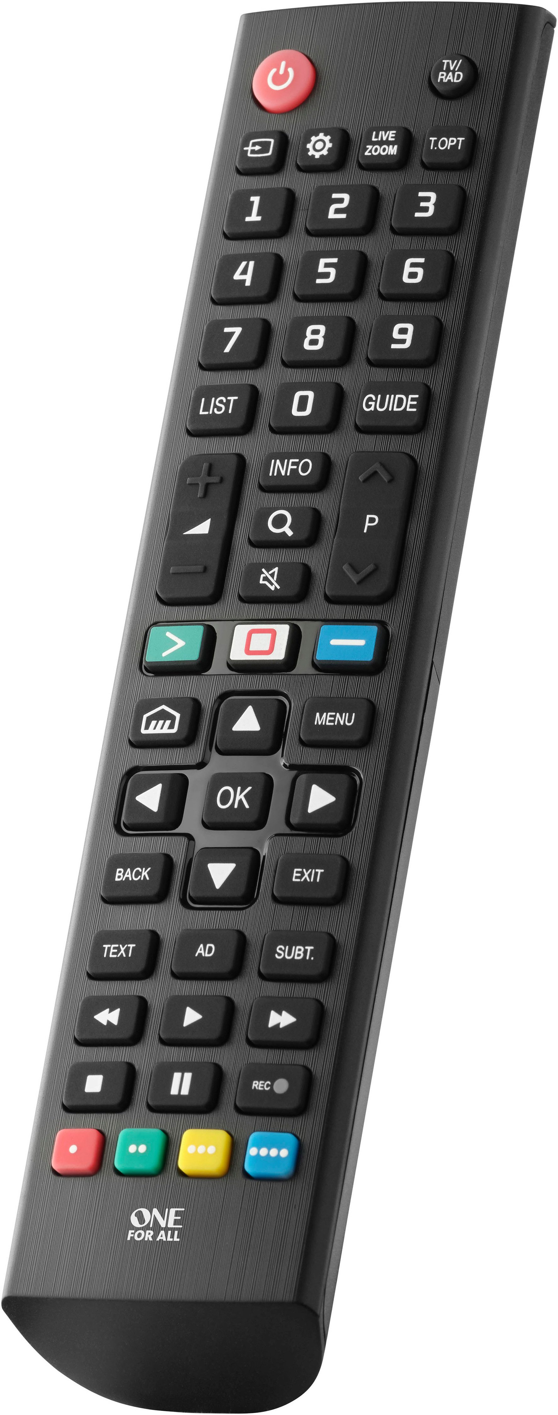 One for All URC4911 Fernbedienung (1-in-1, LG 2.0 Ersatzfernbedienung)