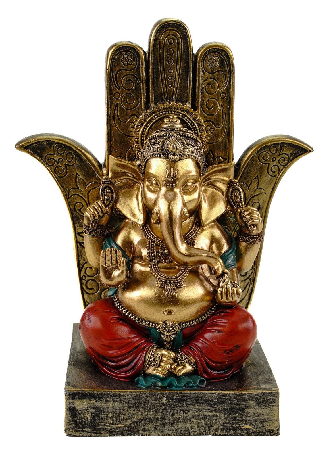 Kremers Schatzkiste Dekofigur Ganesha sitzend 18 günstig online kaufen
