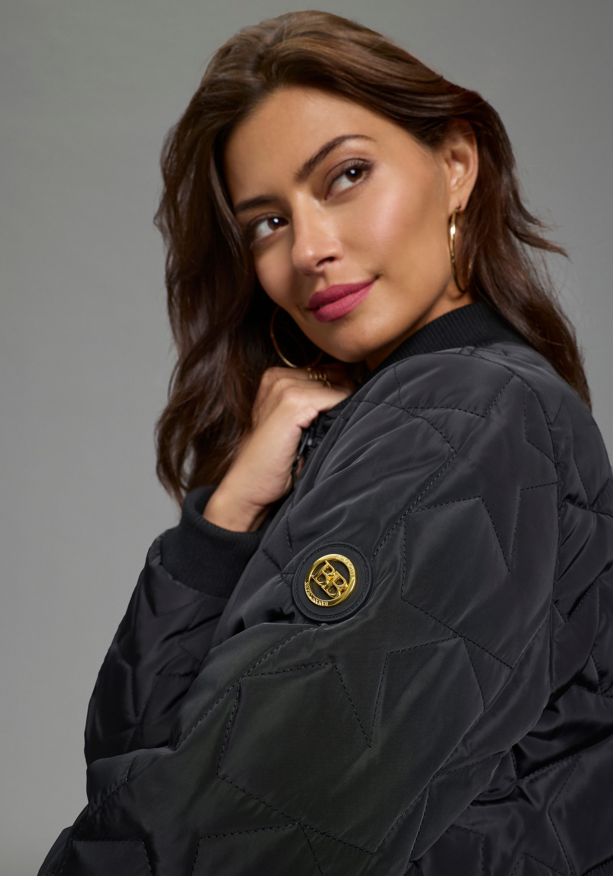 Bruno Banani Blouson mit durchgehendem Reißverschluss, mit Reißverschlusstaschen