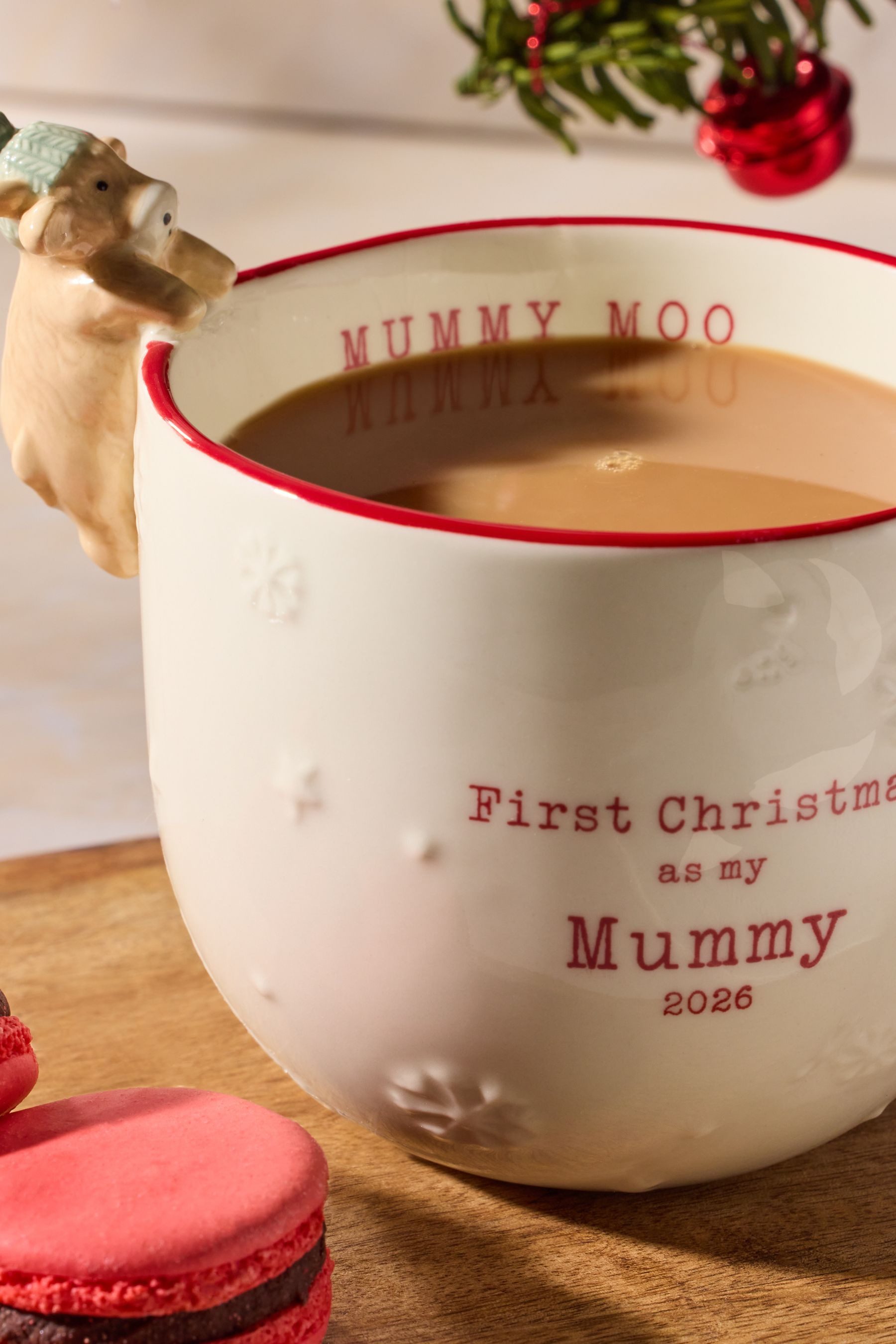 Next Becher Babys erste Weihnachtstasse, Mummy, 1-tlg., Steingut