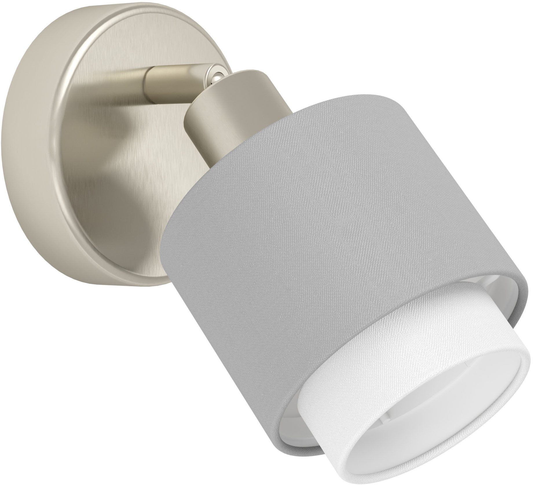 EGLO Deckenspot BELLIZZI Spotlampe - Stahl - E14 - 1X7,5W - IP20, ohne Leuchtmittel, Wandleuchte, Wandspot, schwenkbar, Strahler, H11 x Ø9 x AL18,5 cm