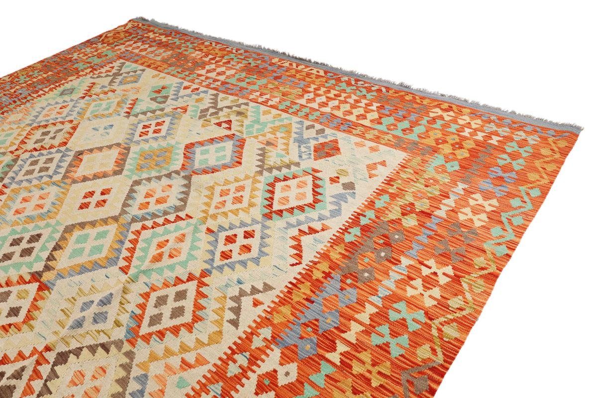Orientteppich Kelim Afghan Nain 3 rechteckig, Höhe: Moderner Orientteppich, Heritage Trading, Handgewebter 302x383 mm