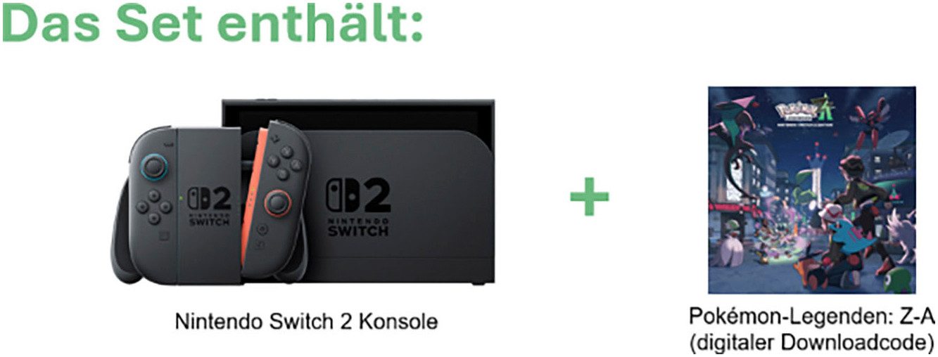 Nintendo Switch 2 Switch 2 + Pokemon-Legenden: Z-A