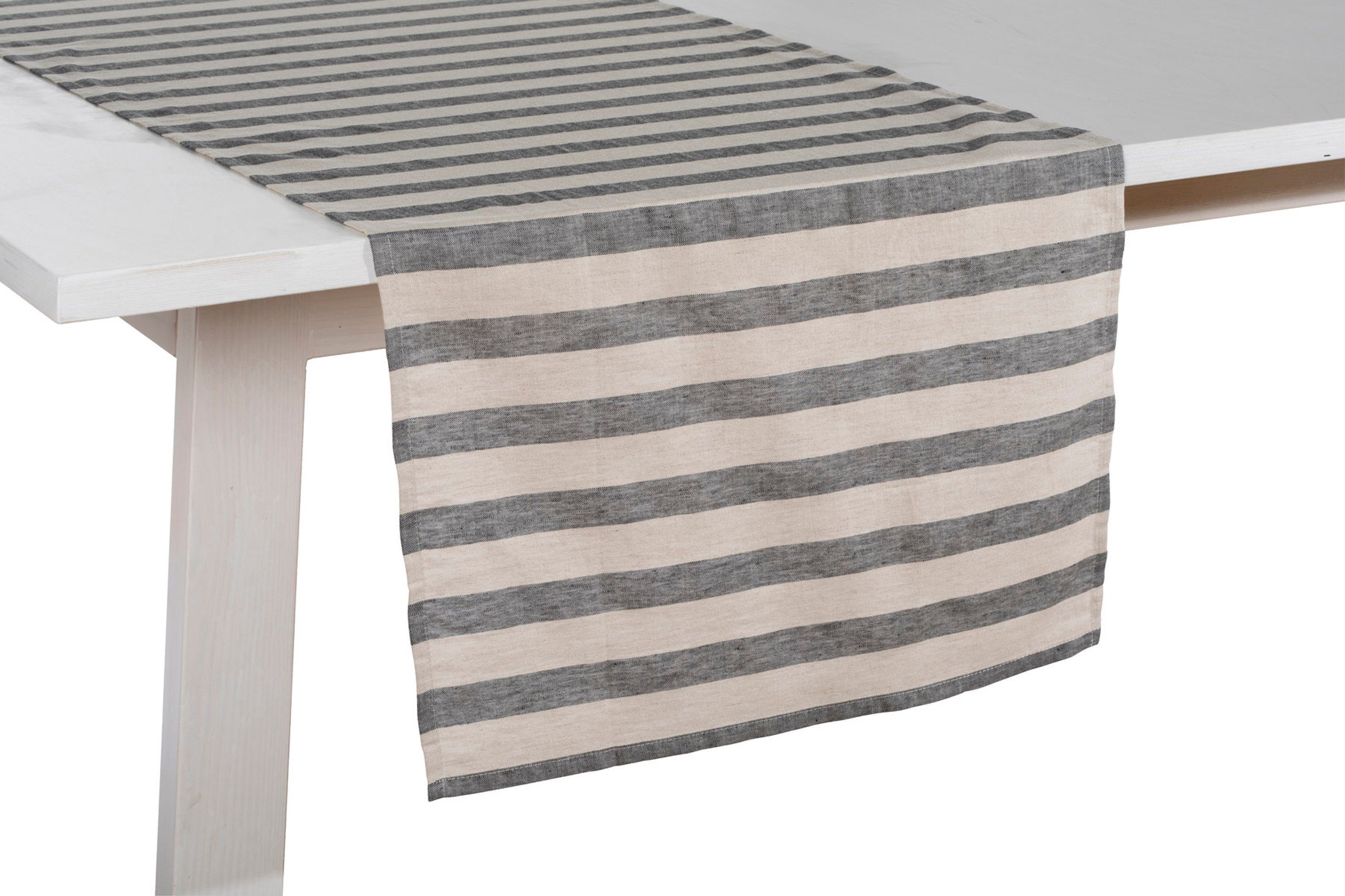 PICHLER Tischband Pichler Tischläufer aus der Serie Niclas, 50 x 150 cm, grau/weiß (1-tlg)