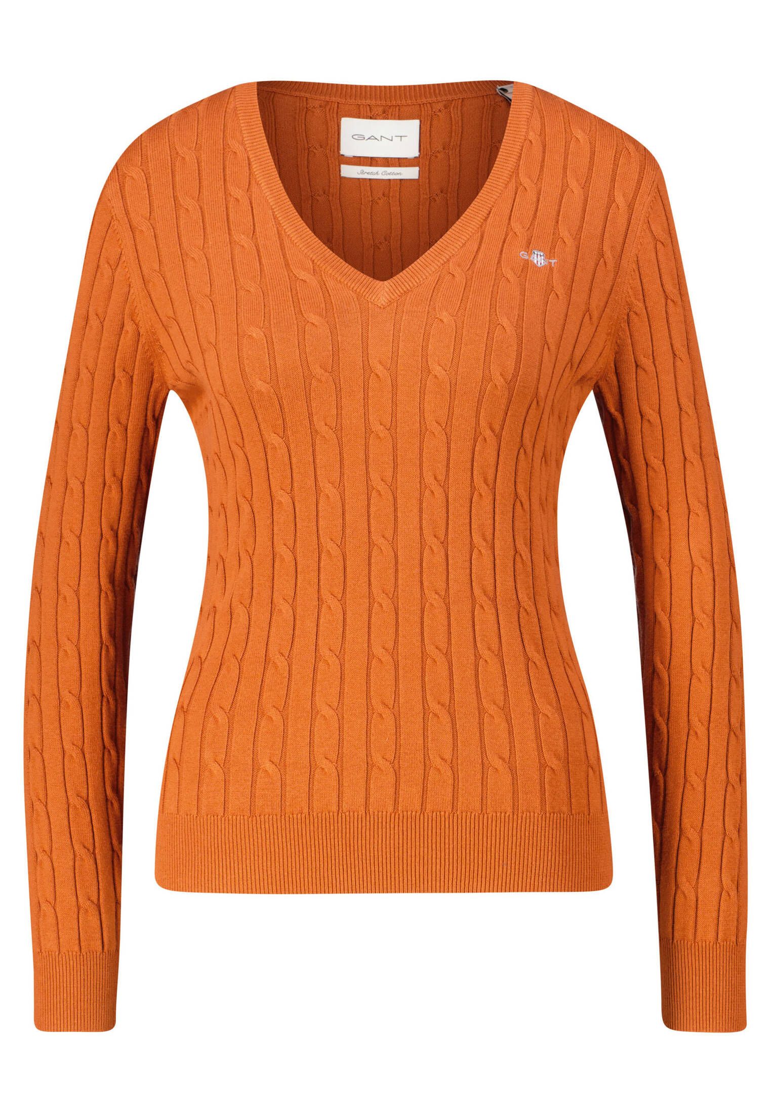 Gant Strickpullover Damen Strickpullover mit Zopfmuster günstig online kaufen