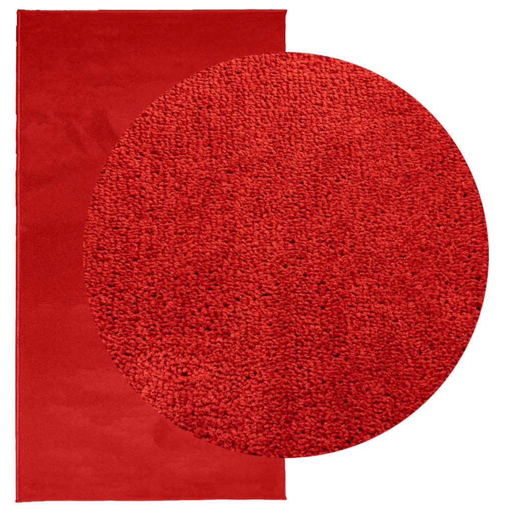 vidaXL Teppich Teppich OVIEDO Kurzflor Rot günstig online kaufen