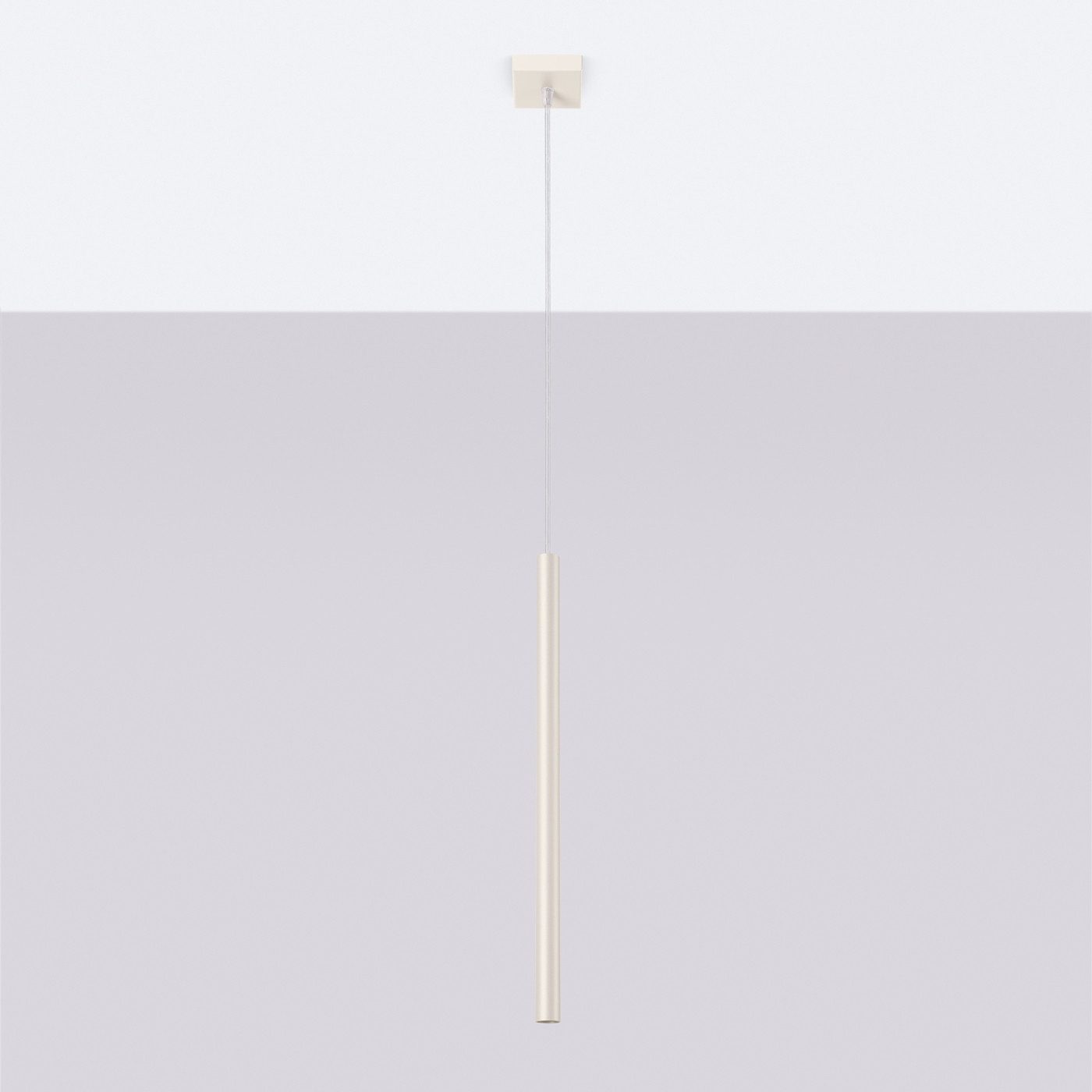 SOLLUX lighting Hängeleuchte Pendelleuchte Pastelo 1 Beige, Nicht enthalten – Bild 2 von 5