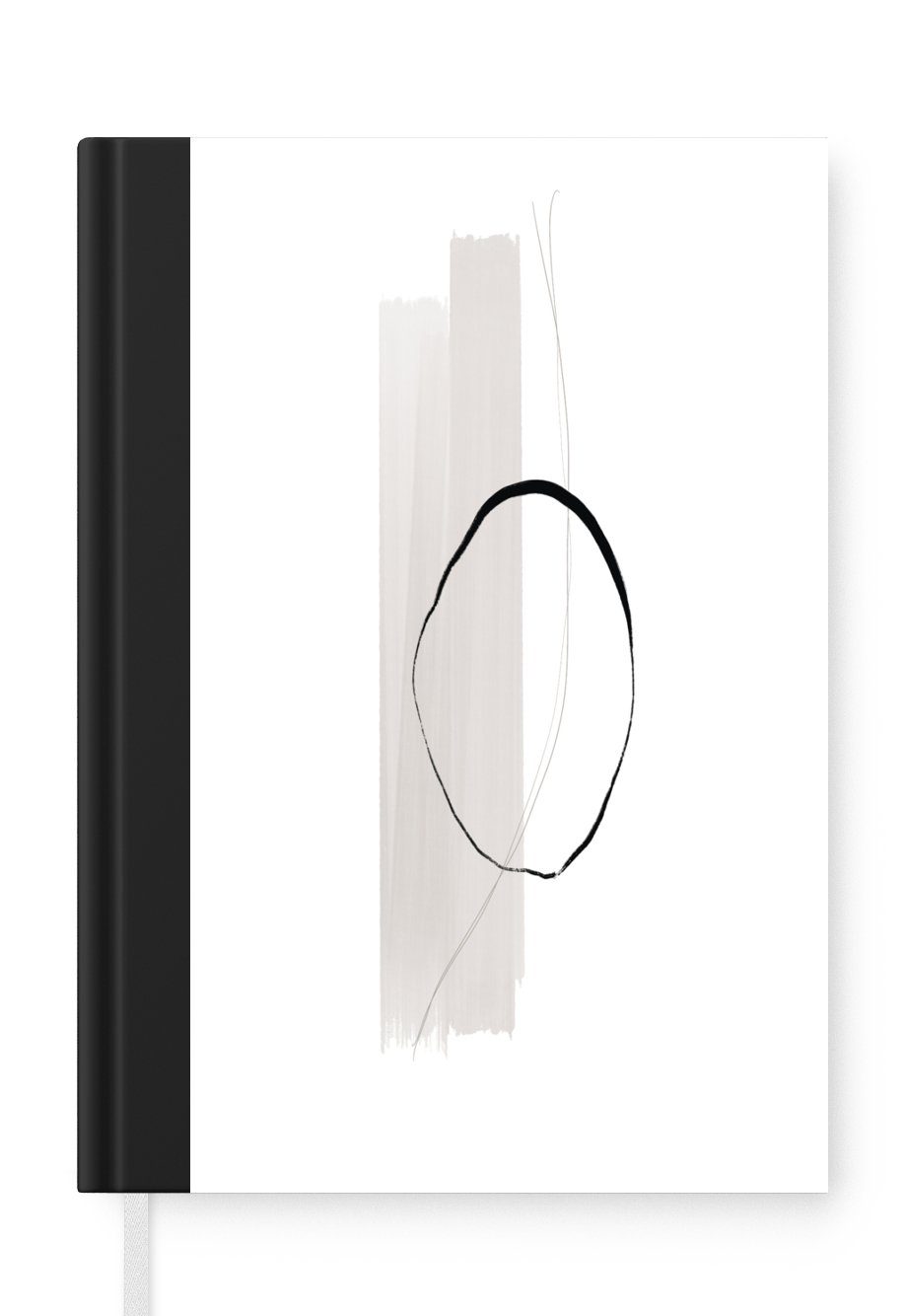 MuchoWow Notizbuch Abstrakt - Pastell - Design, Journal, Merkzettel, Tagebuch, Notizheft, A5, 98 Seiten, Haushaltsbuch | Notizbücher