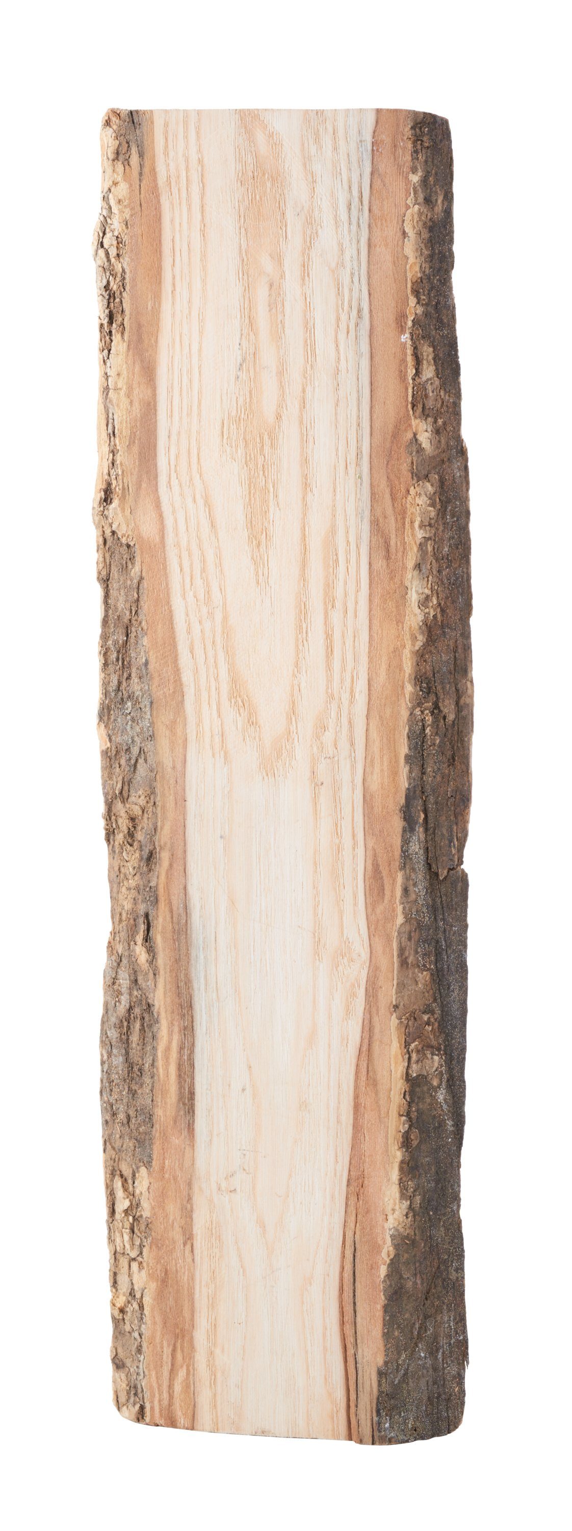 Dekoobjekt Eichenschwarten Brett Natur, 50 cm x 12 cm