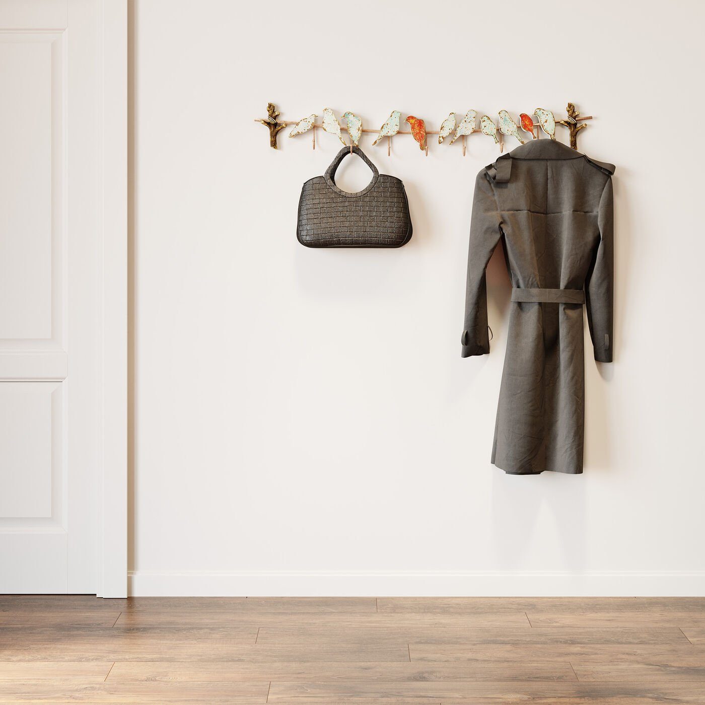 Kare Design Wandgarderobe Birds, mit 8 günstig online kaufen