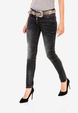 Cipo & Baxx Slim-fit-Jeans im klassischen 5-Pocket-Stil
