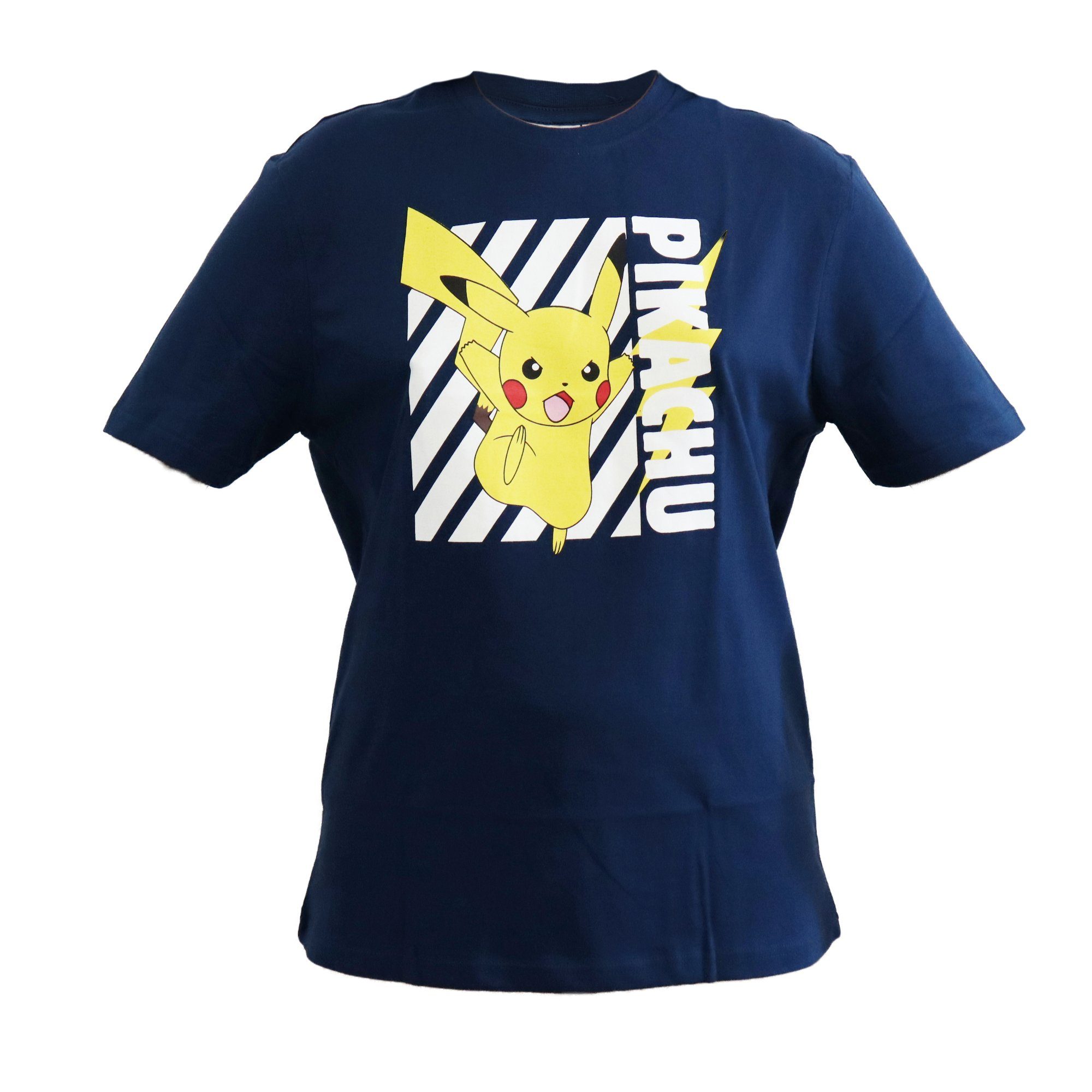 POKÉMON Print-Shirt Pokemon Pikachu Herren XS XL bis Kurzarm Gr. T-Shirt