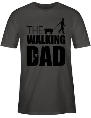 Shirtracer T-Shirt The Walking Dad - Bollerwagen Bier Vatertag Geschenk für Papa