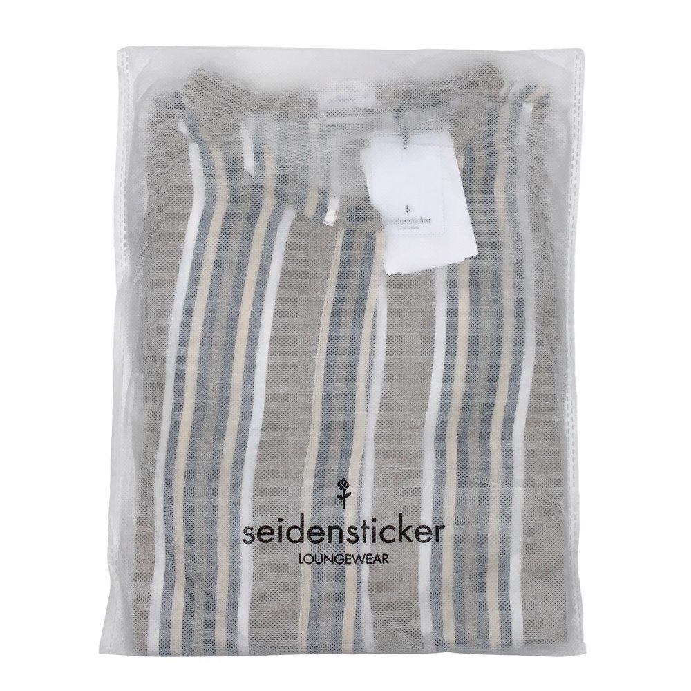 seidensticker Pyjama Set (Oberteil gestreift Braun Hose) + 12.521600