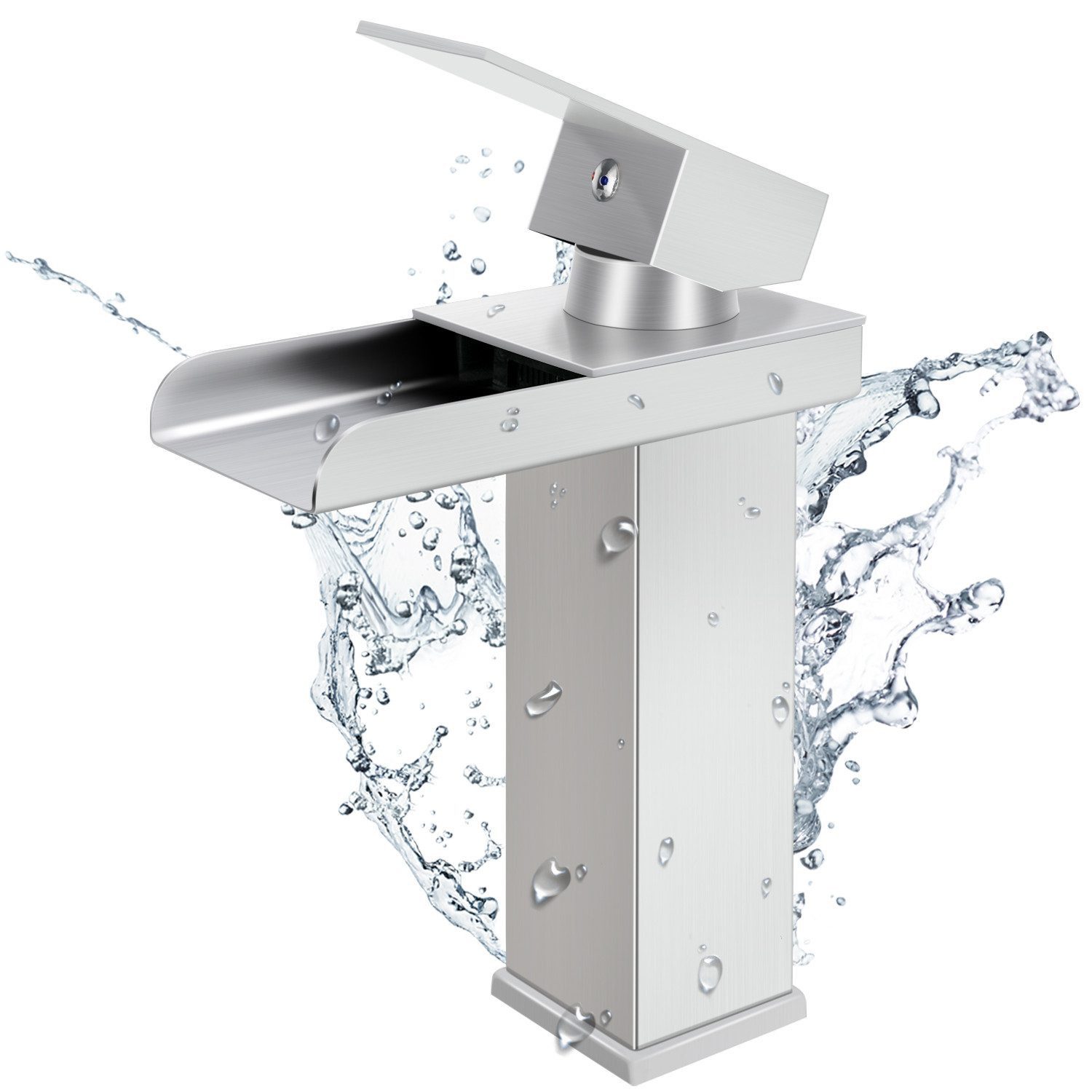 Eumaty Duschsystem Wasserhahn Bad Wasserfall Wasserhahn,Waschtischarmatur günstig online kaufen