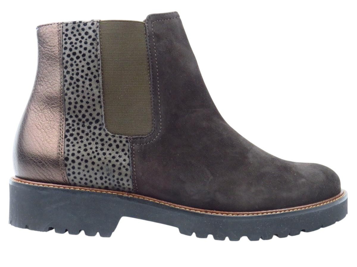 Samtchevro espresso Stiefelette