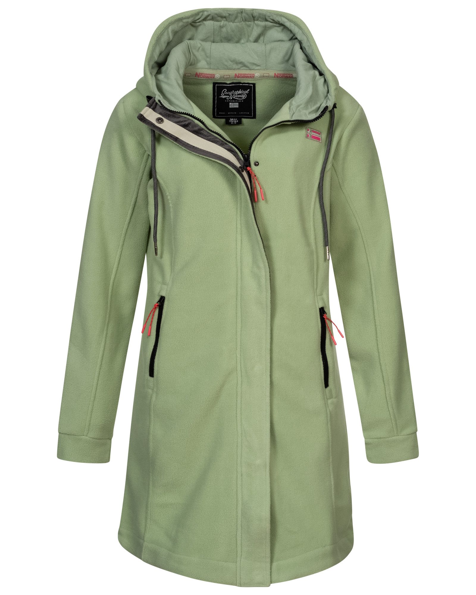 Geographical Norway Fleecejacke Damen Teddy Fleece Jacke Herbst Winter Jacke Sweater Übergangsjacke