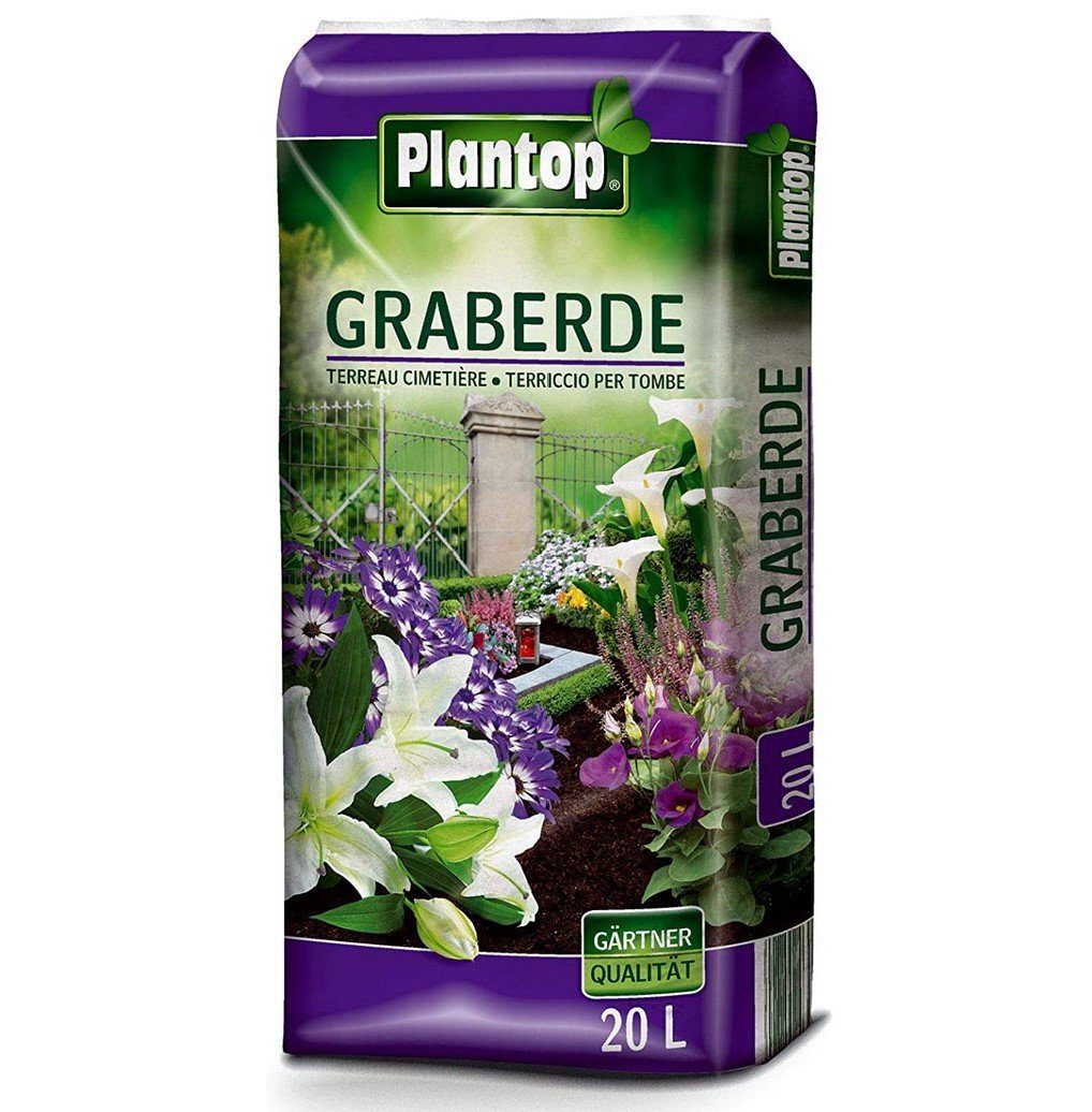 Blumenerde PLANTOP Graberde, 20 Ltr