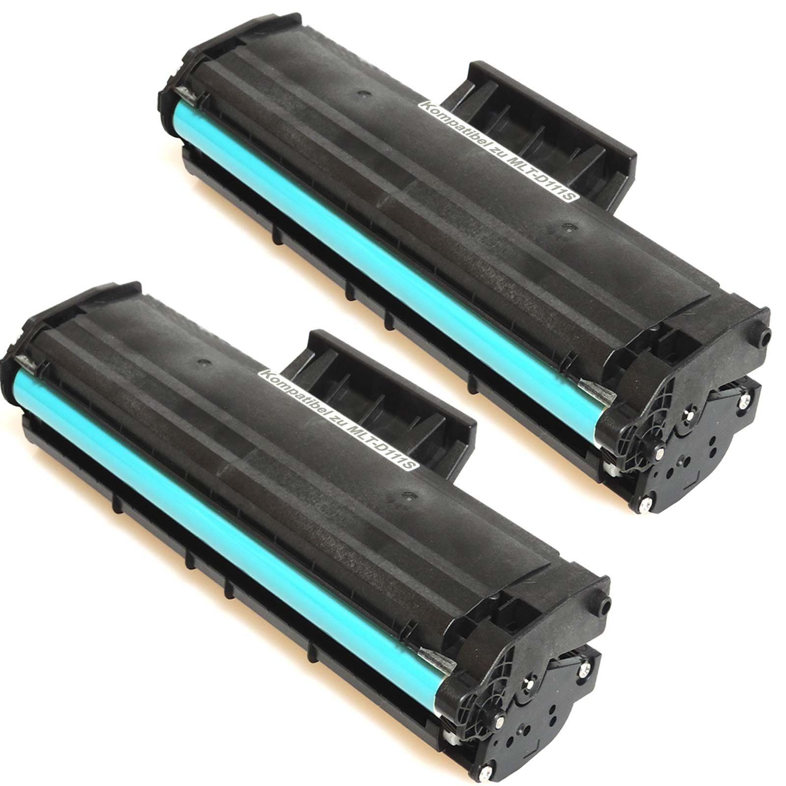 Tonerkartusche Samsung MLT-D111S, 2x Tonerkartusche kompatibel zu Samsung MLT-D111S Schwarz