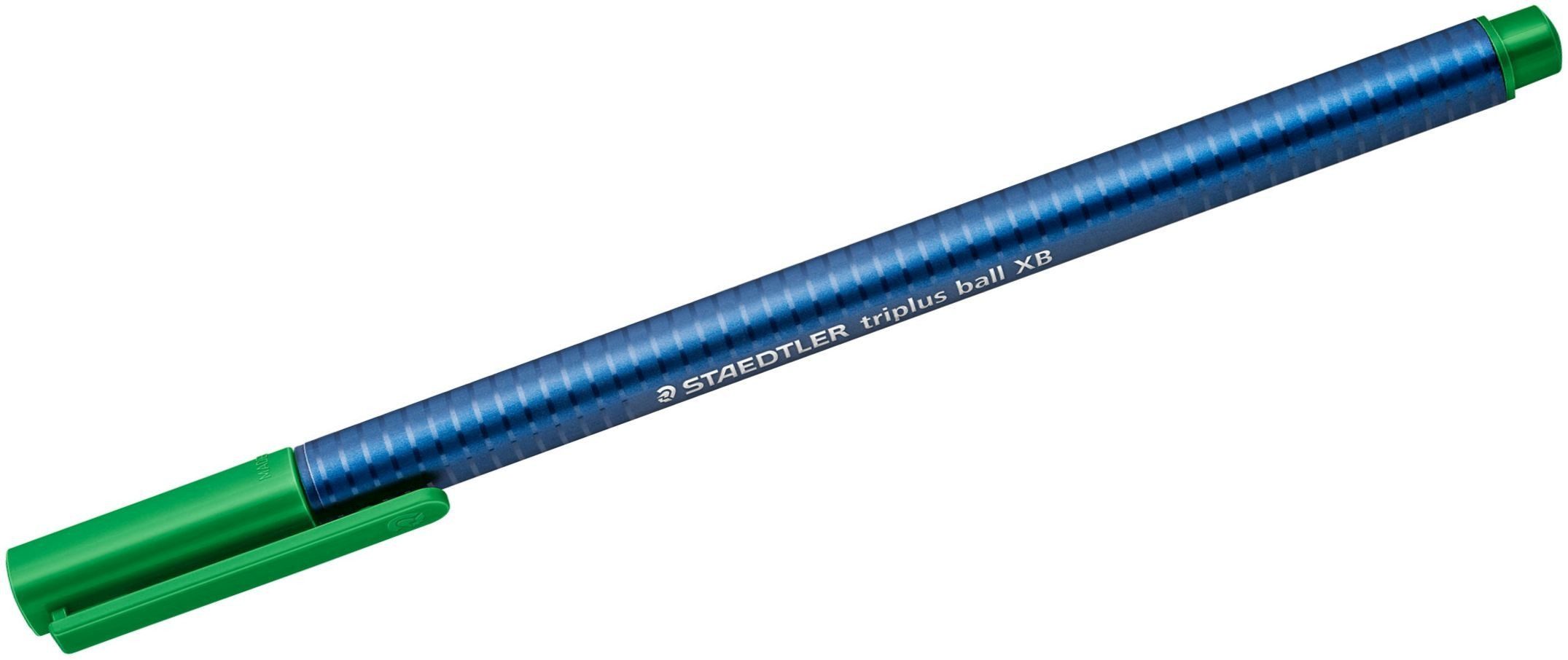 Kugelschreiber Kugelschreiber triplus ball Kappenmodell XB blau/grün