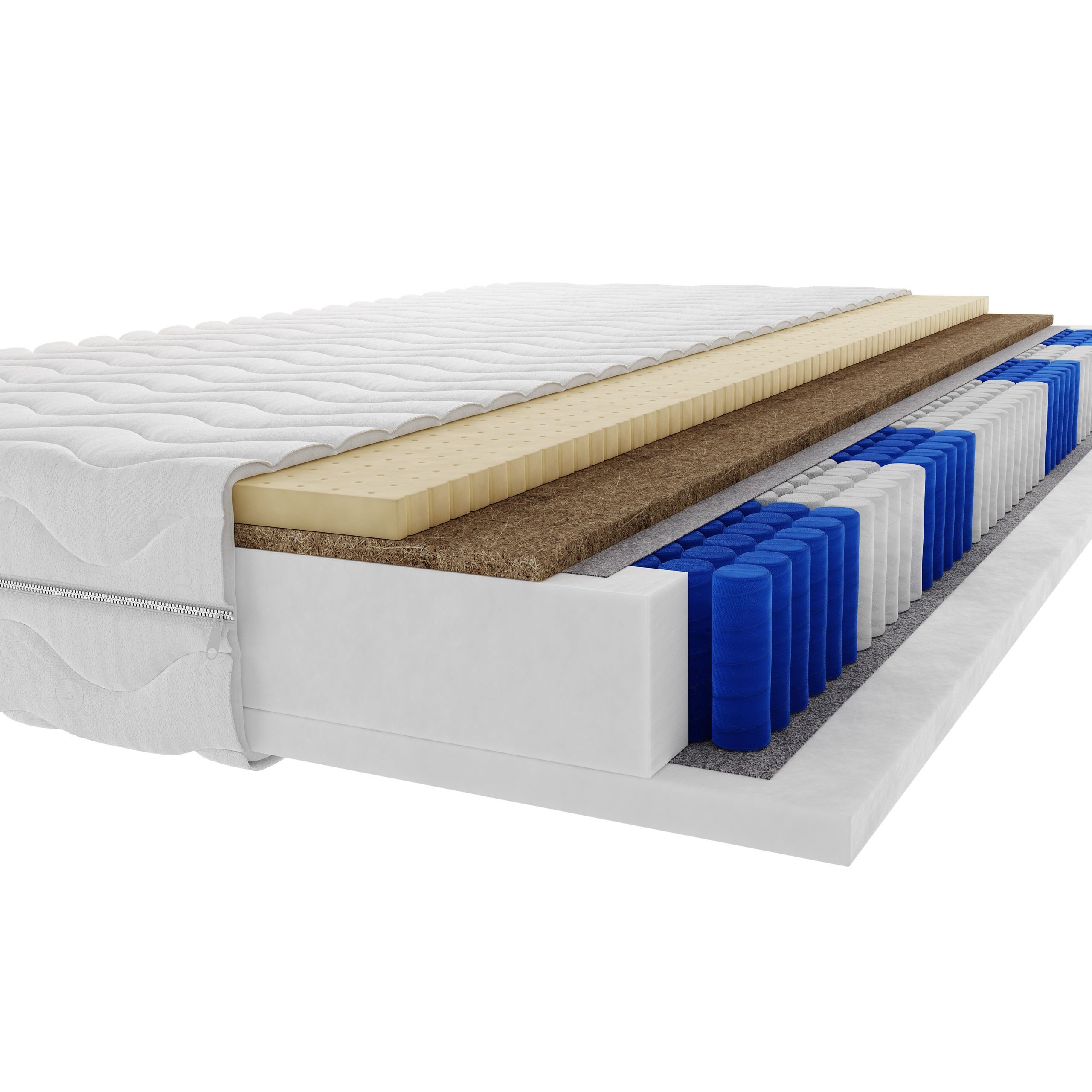 Boxspringmatratze LAVENDER, Muffo, (Thermoelastischer Latexschaum), Multipocket 7 Zonen