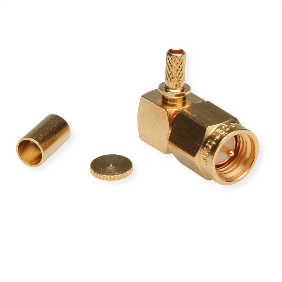 Telegärtner SMA-Winkelstecker Netzwerk-Panel (G8 für RG-316, Crimp)