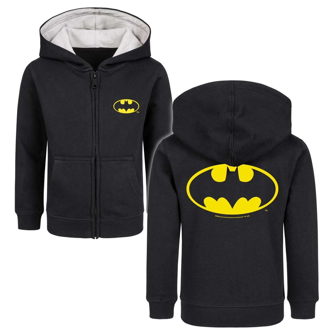 Kapuzensweatjacke mit Batman (Logo) Aufdruck für Kinder (2–14 J)