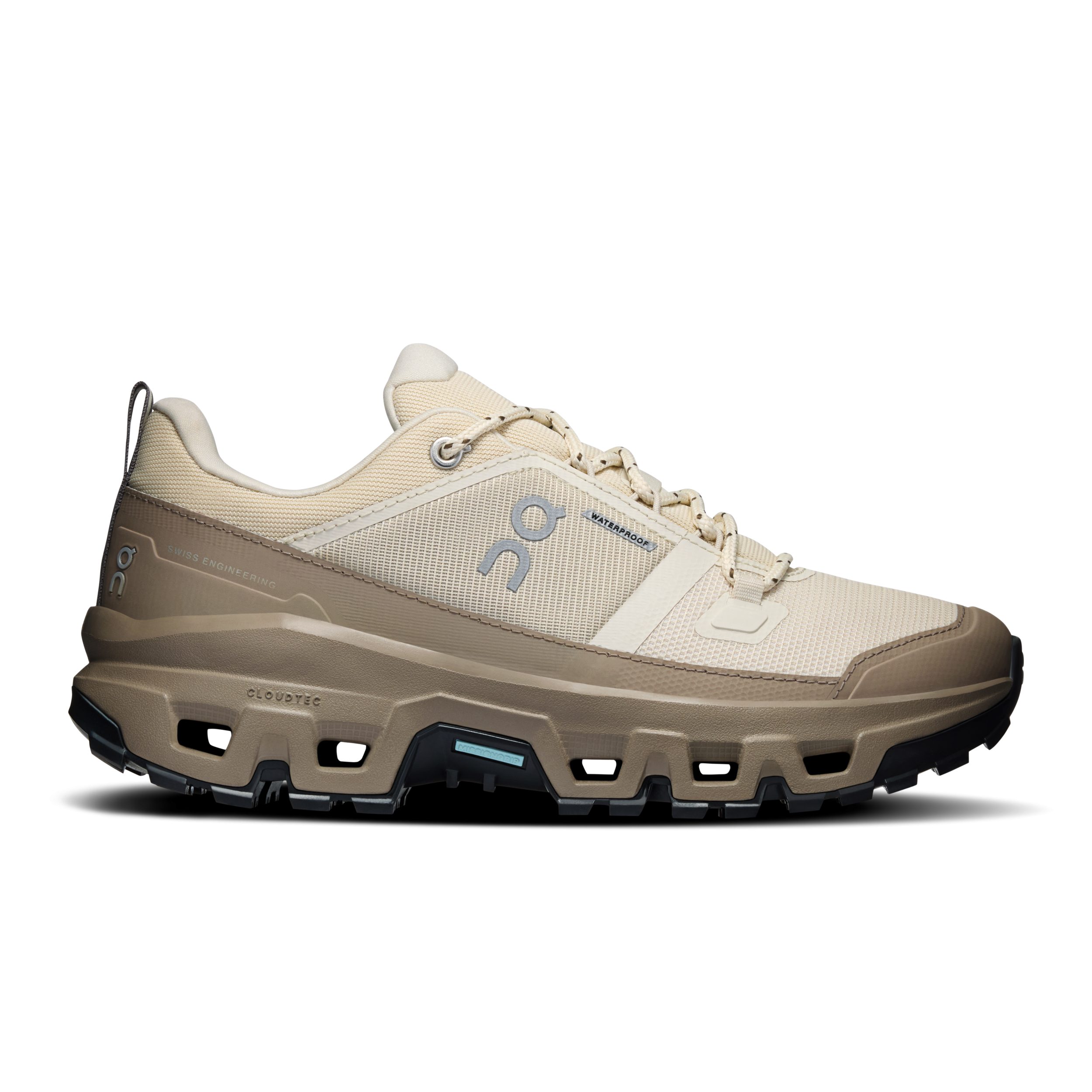 ON RUNNING Cloudrock Low Waterproof GRAIN / SOBA Wanderschuh