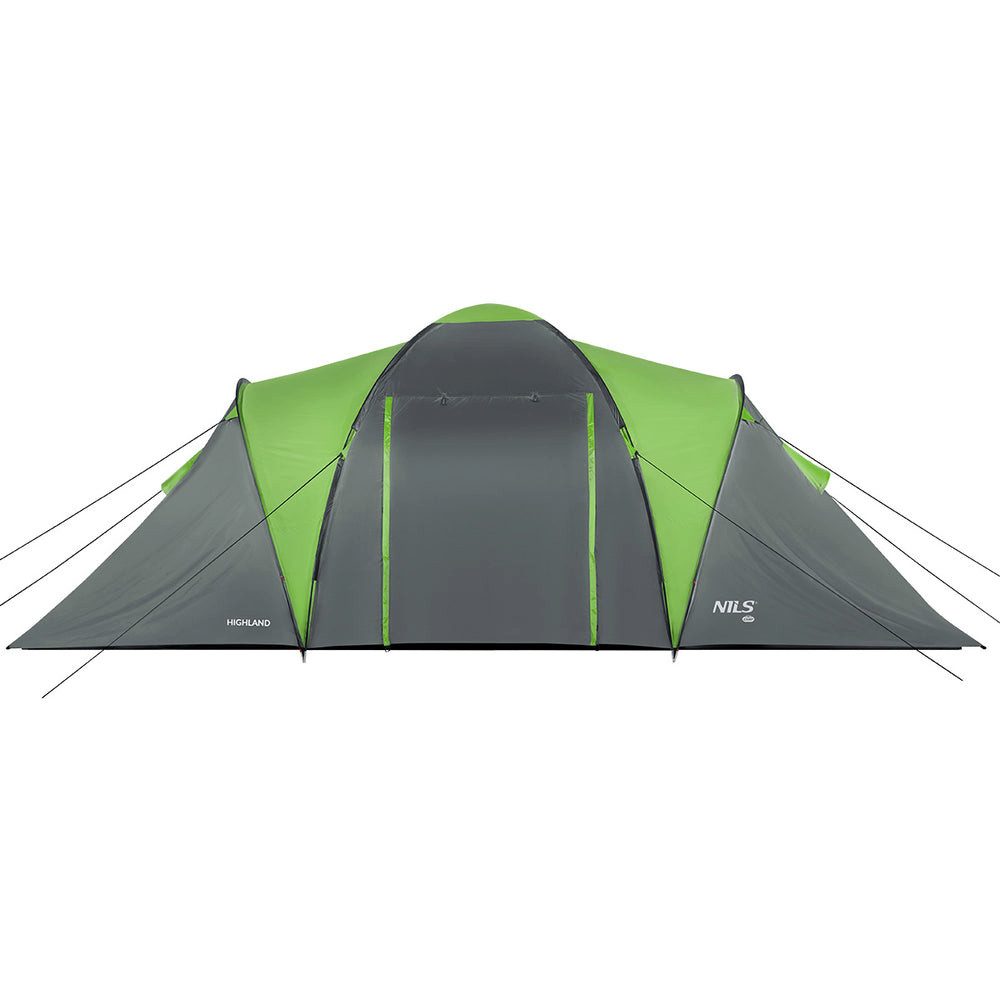 NILS CAMP Faltzelt Campingzelt Trekkingzelt, Personen: 6 (1 tlg., 6-Personen), eräumiges Trekking- und Familienzelt für Camping