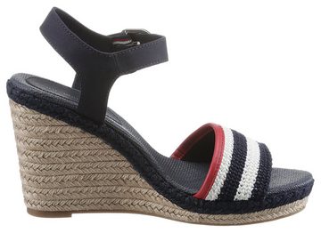 Tommy Hilfiger FEMININE CROCHET HIGH WEDGE High-Heel-Sandalette mit verstellbarer Schnalle