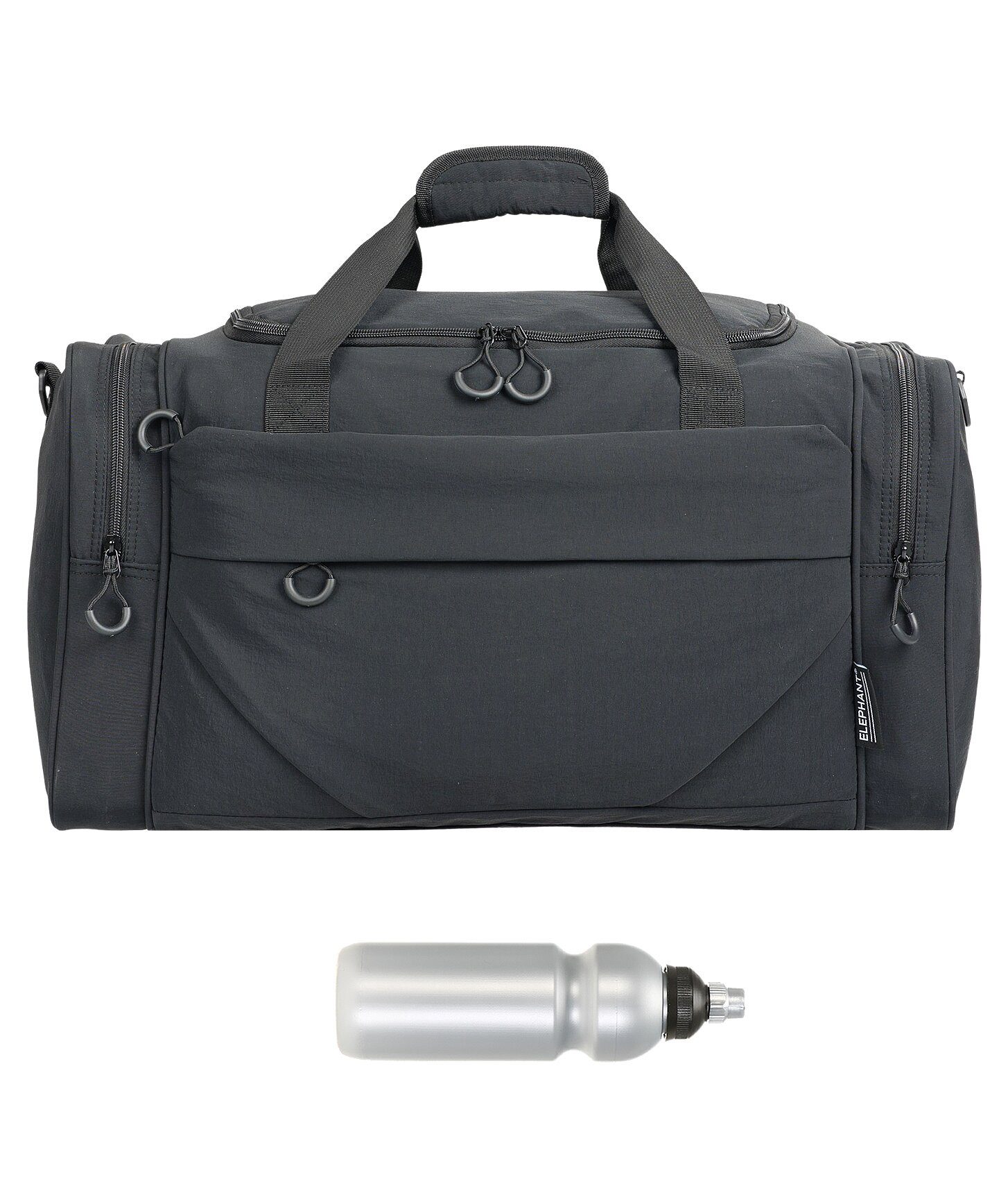 ELEPHANT Sporttasche groß Reisetasche Sport Tasche Porto Large 55 cm 40 Liter, Saunatasche Fußball Large Gym Saunatasche + Trinkflasche