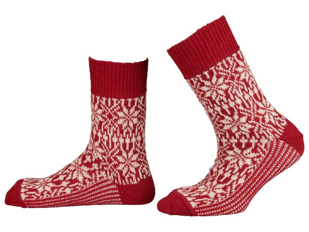 Hirsch Natur Socken Hirsch Natur Unisex-Wollsocken 'Norweger Sternenmu günstig online kaufen