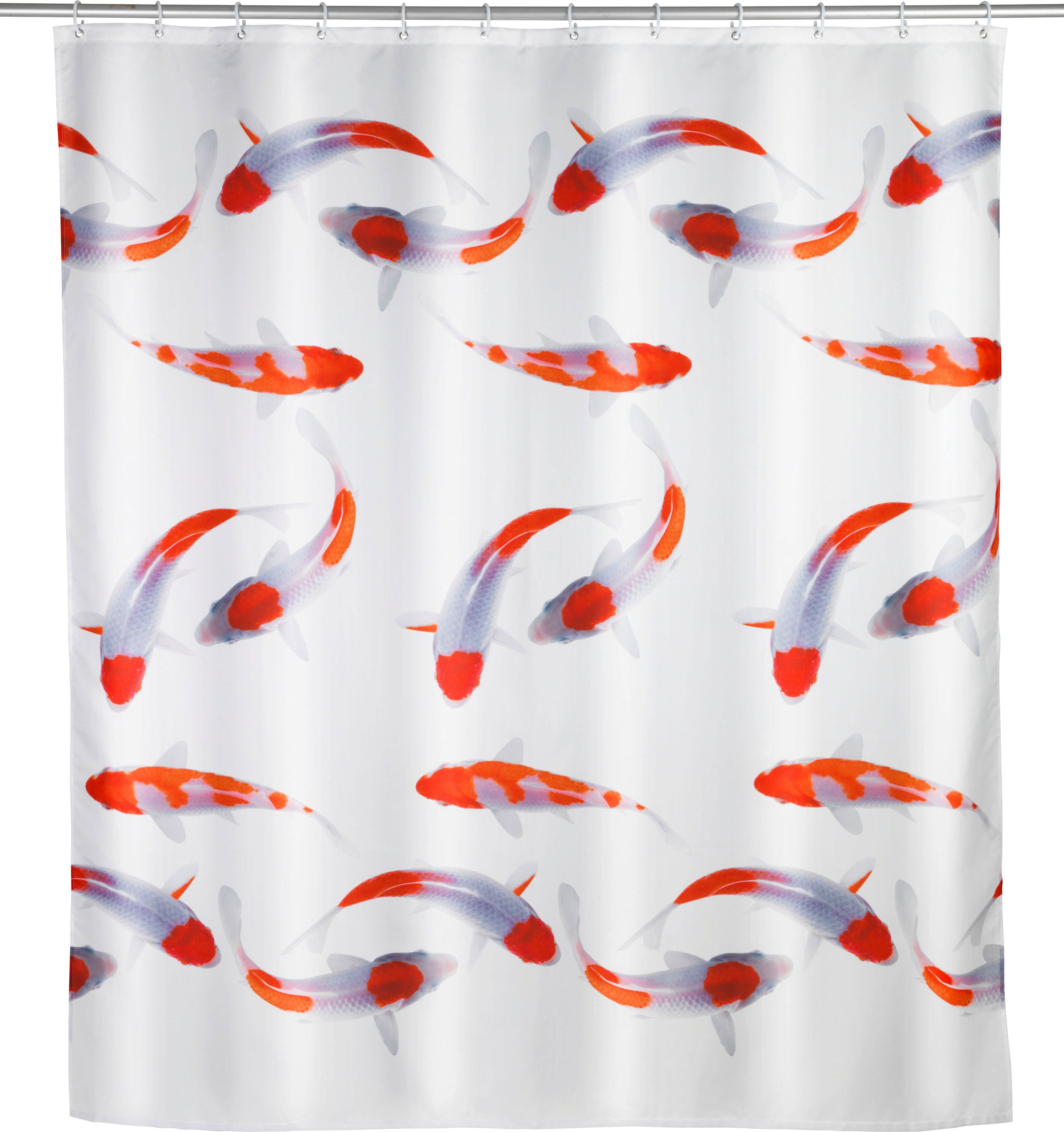 WENKO Duschvorhang Nagoya Breite 180 cm, günstig online kaufen