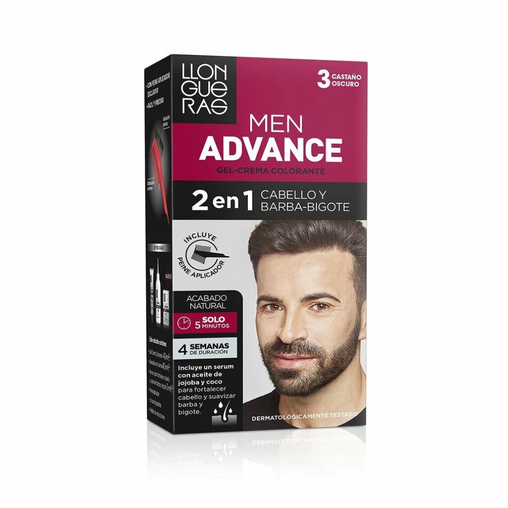 Mascara Men Advance 3-Castaño Oscuro