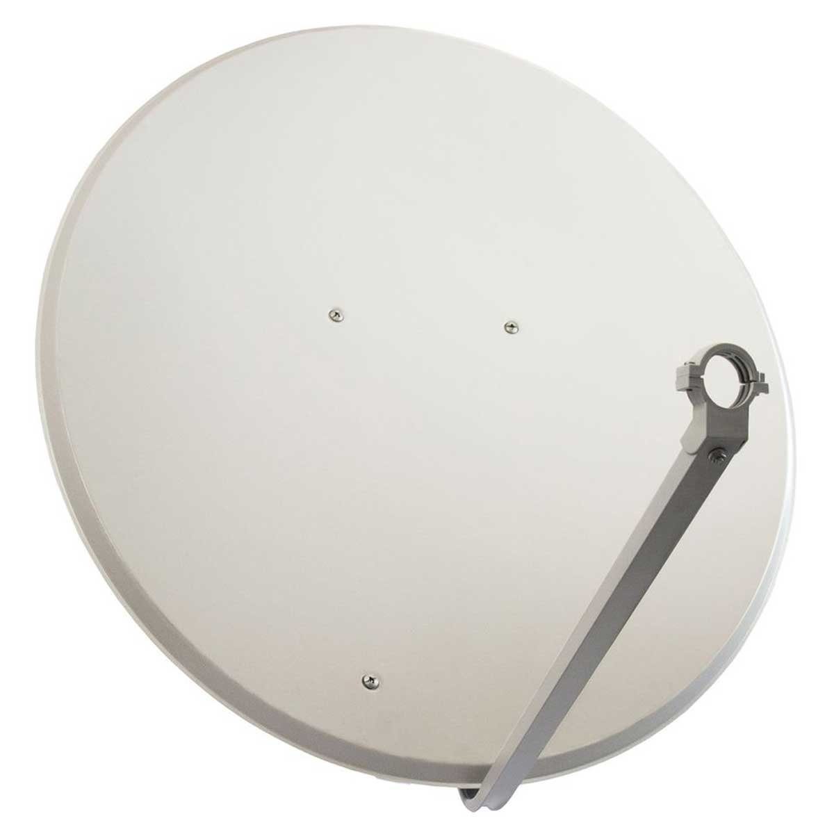 SkyRevolt SRS100 Satellitenschüssel 100cm Stahl Hellgrau SAT Antenne SAT-Antenne