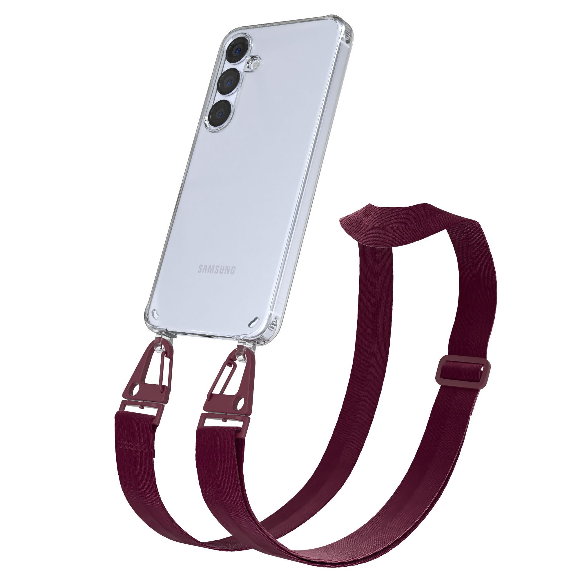Handykette Silikon Kette Karabiner für Galaxy S25 Plus
