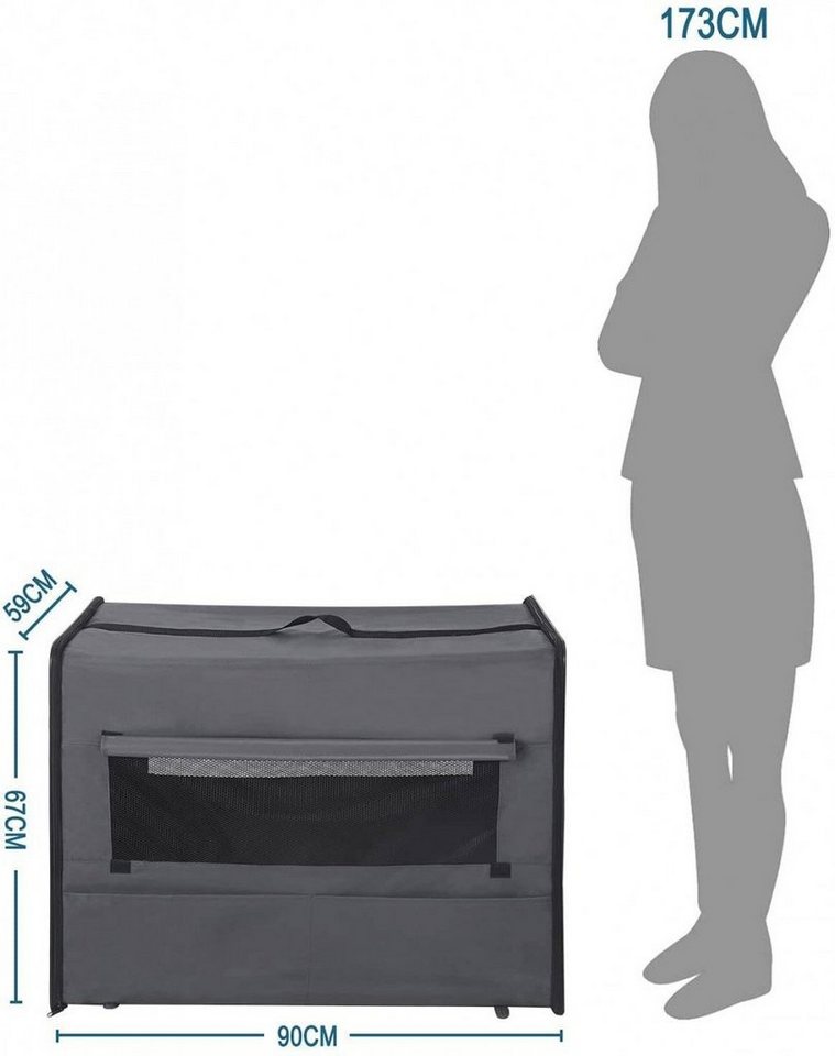 Thumbnail - EUGAD Tiertransporttasche, Hundebox Katzenbox von S bis XXL Transportbox