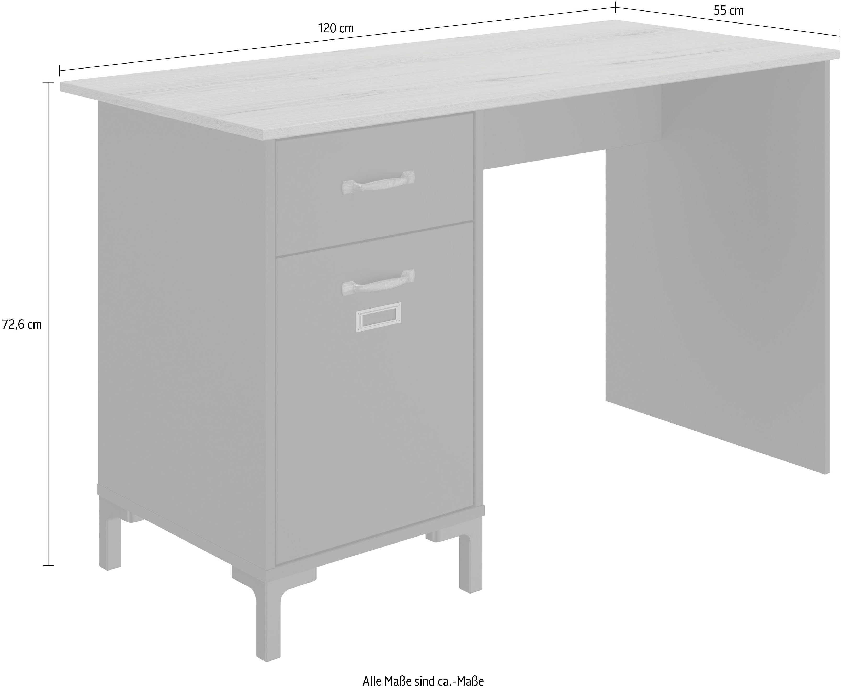 Gami Schreibtisch Manchester, mit Stauraum