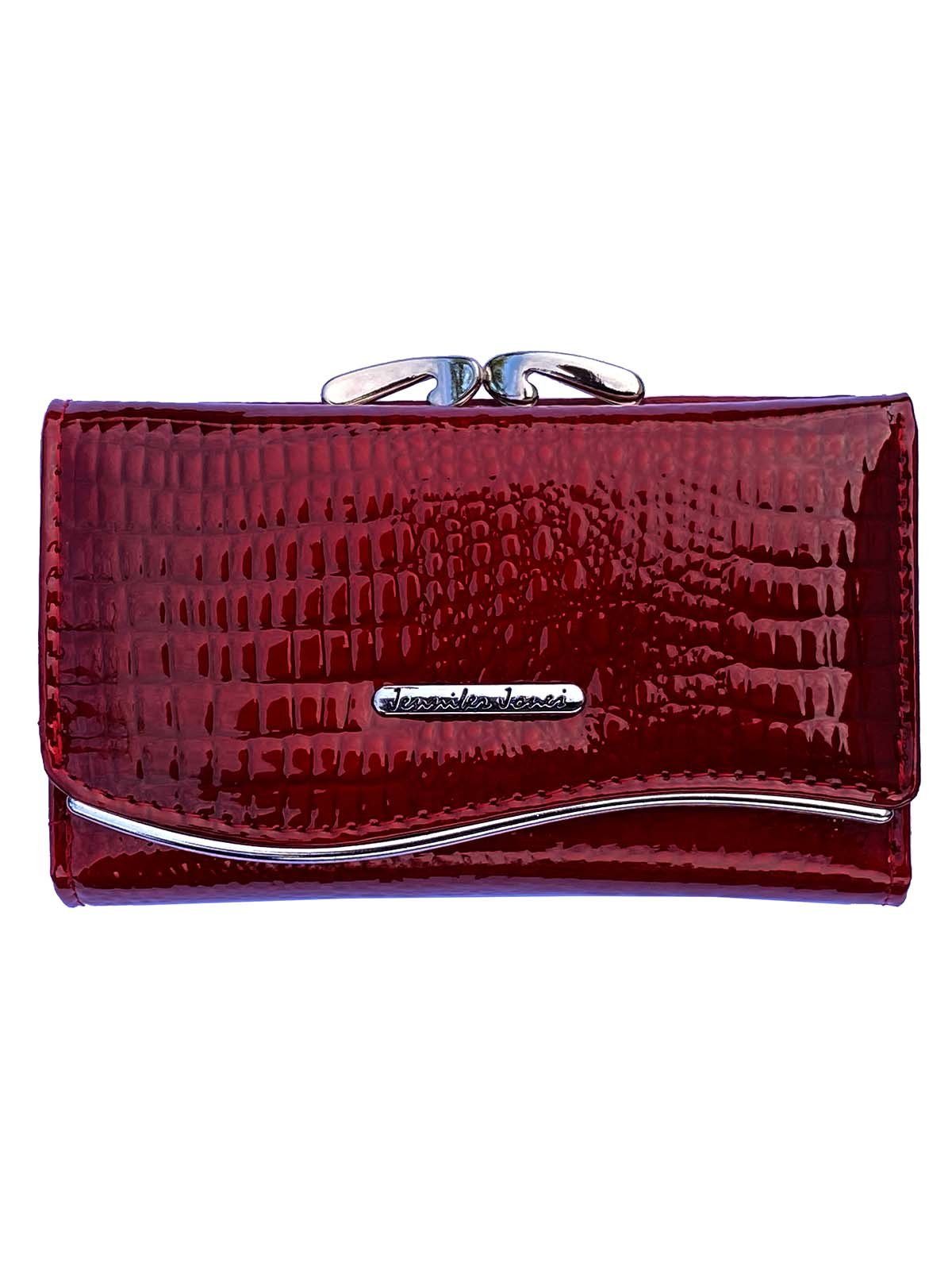 Jennifer Jones Geldbörse Damen-Geldbörse-RFID-Middle-Kroko-Design 9 CC-Slot günstig online kaufen