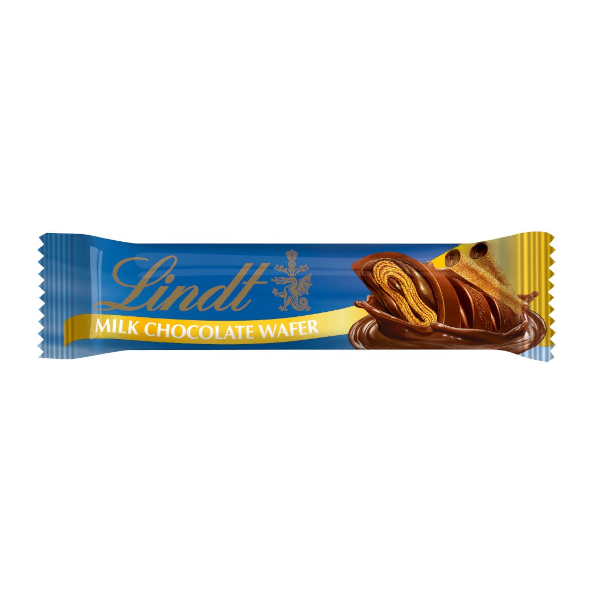 LINDT Schokolade, Lindt Waffel Riegel feinste Milchschokolade mit knusprigen Waffel 35g