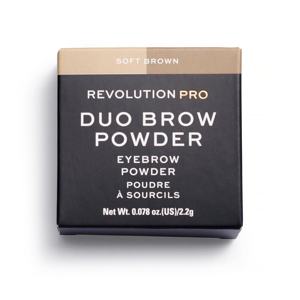 MAKE UP REVOLUTION Augenbrauen-Stift Makeup Revolution, Vegan, Eyebrow Powder, Soft Brown