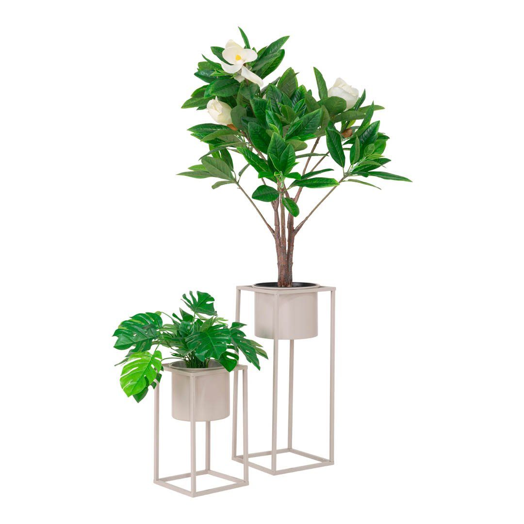 ebuy24 Allzweckkorb Marla 2 Stk. Blumenständer graubeige. (2 St) günstig online kaufen