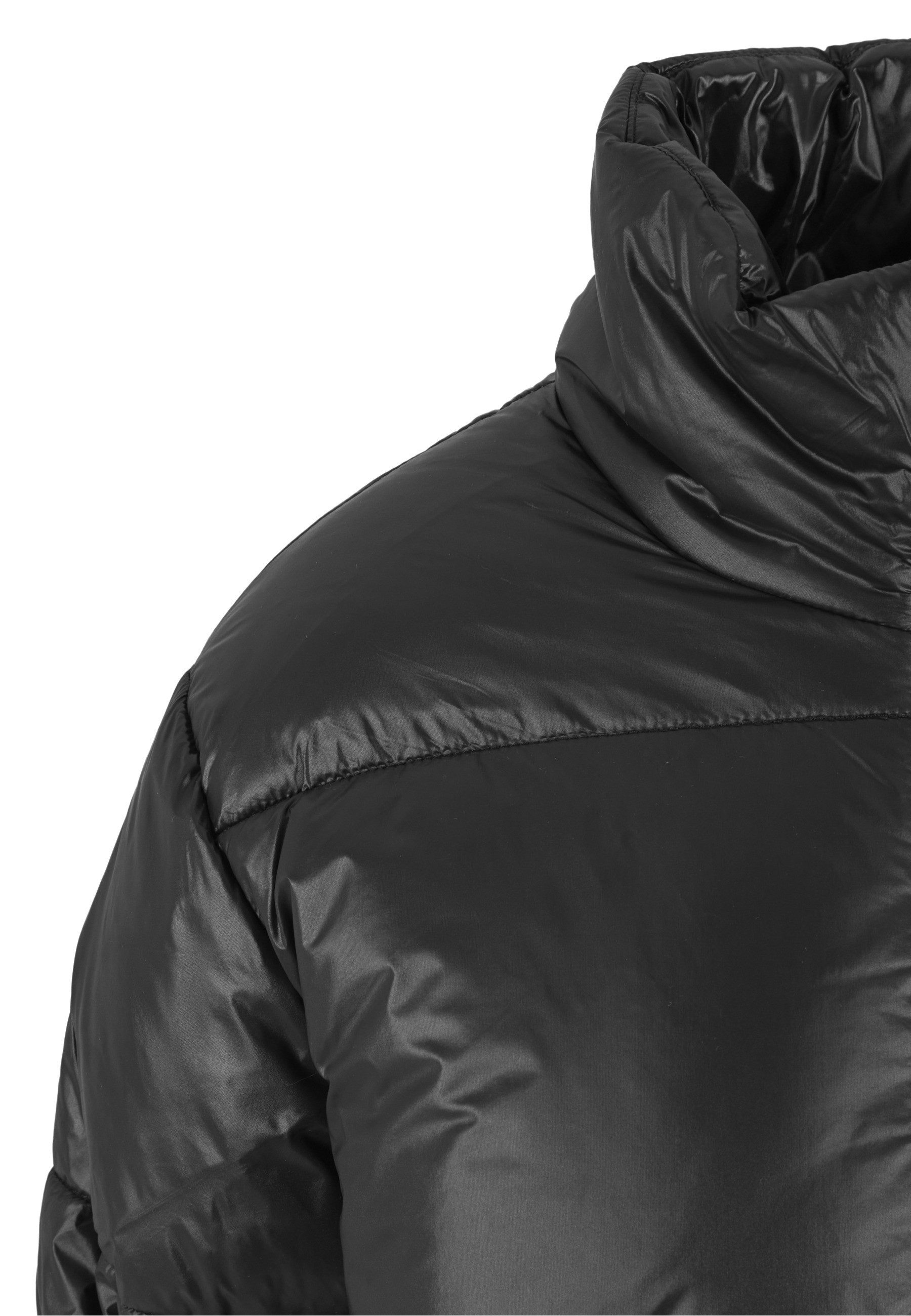 URBAN CLASSICS Winterjacke Urban Classics Ladies Recycled Short Shiny Puffer Jacket (1-St)