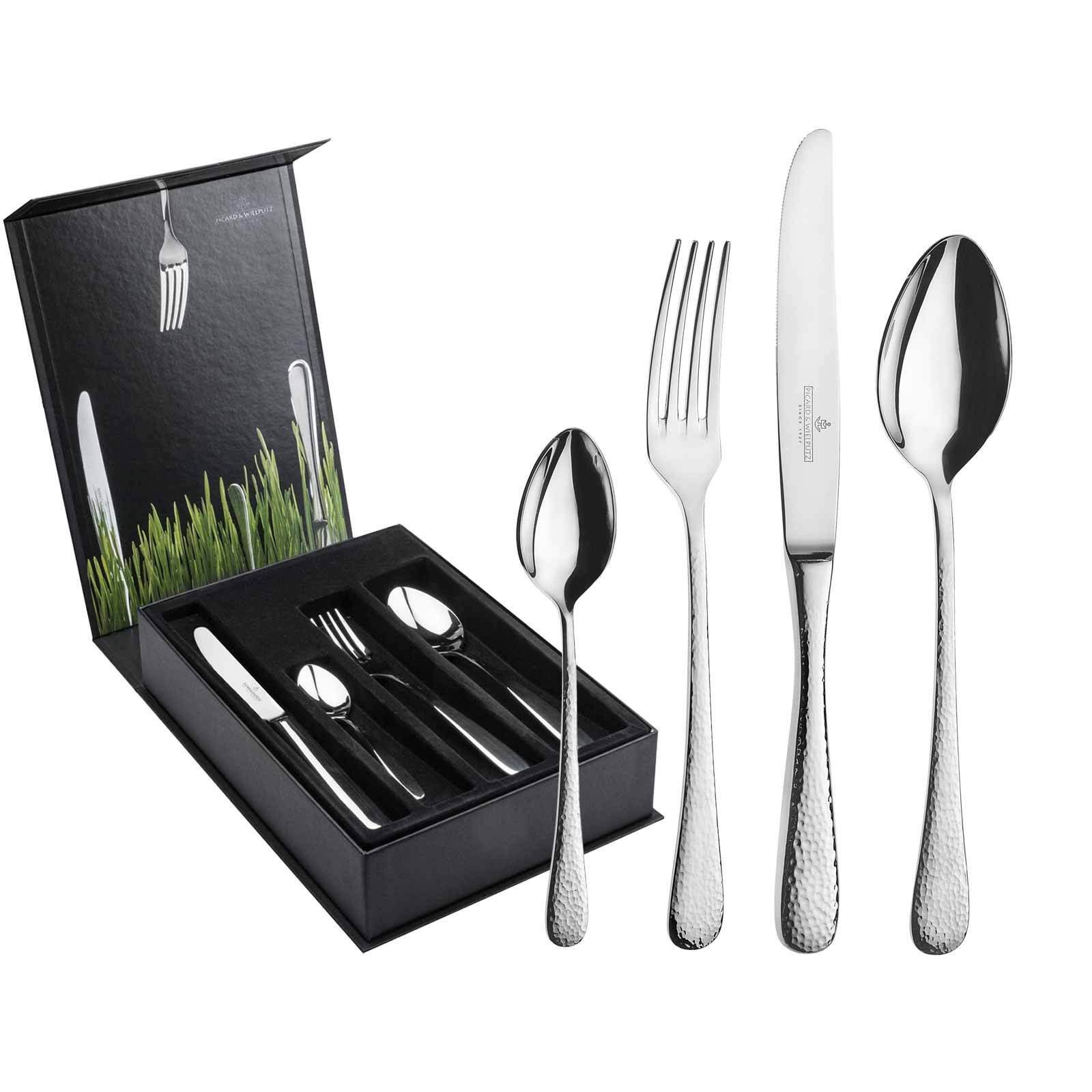 Picard & Wielpütz Solingen Besteck-Set Mia Tafelbesteck inkl. Besteckbox 24er Set (24-tlg), Metall, Spülmaschinengeeignet