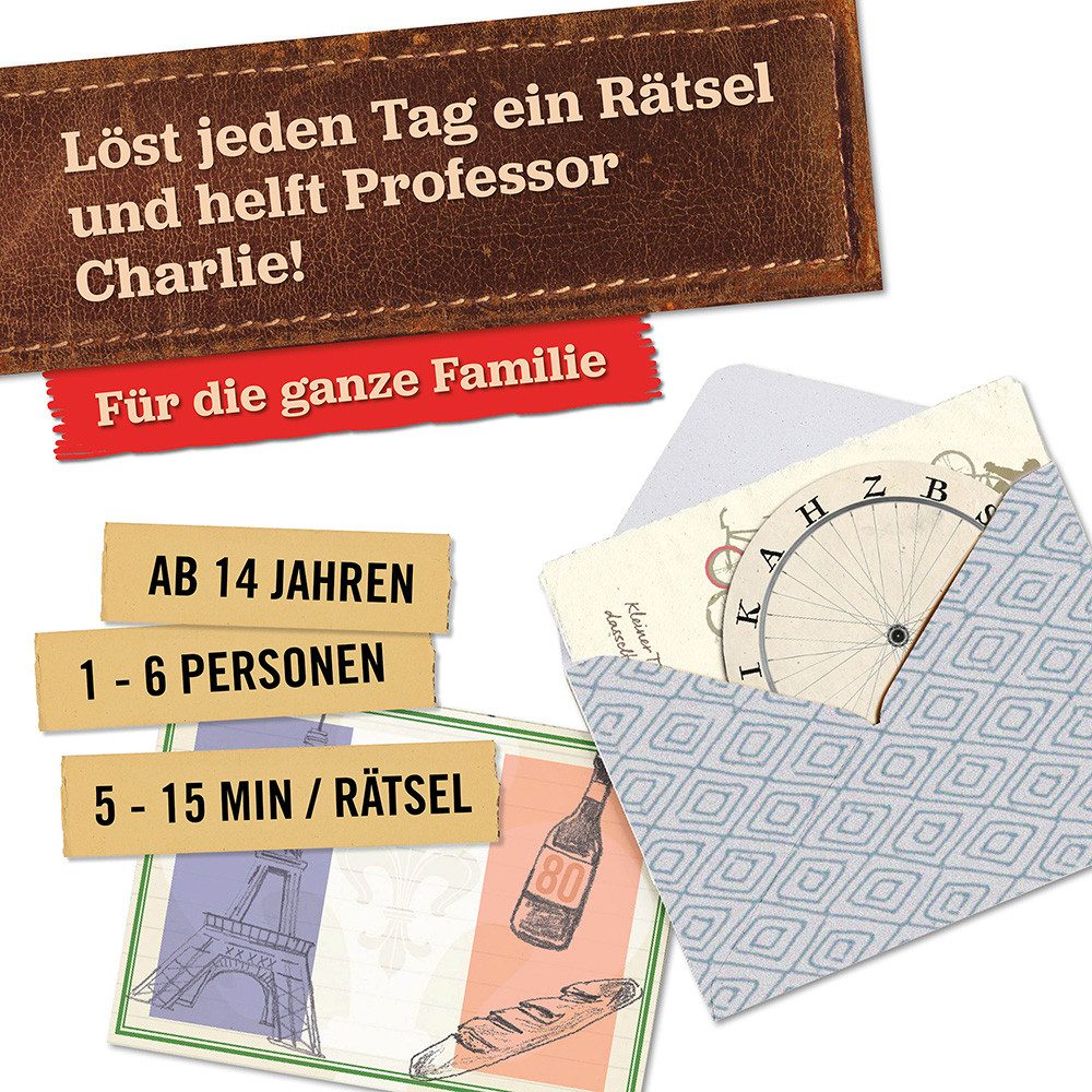 Hidden Games Adventskalender Adventskalender - Professor Charlies Reise um die Welt, Made in Germany