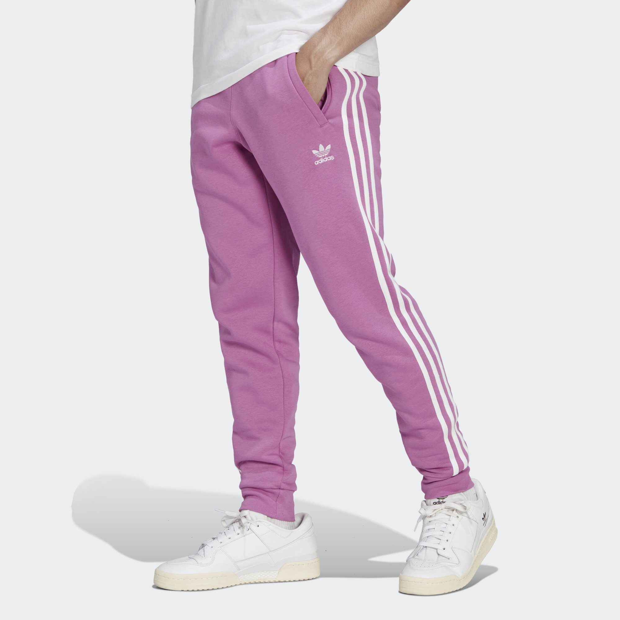 Lilac ADICOLOR HOSE 3-STREIFEN adidas Semi CLASSICS Pulse Leichtathletik-Hose Originals